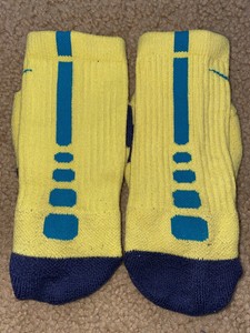 blue and yellow nike socks