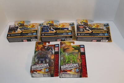 Hasbro Transformers Lot of 5 Figures: Megatron, Dropkick, etc.. NIB, Please Read