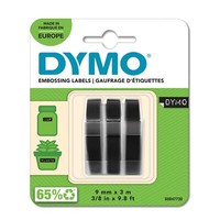 Dymo S0847730 PräGeband 3D 9 Mm Breit 3 M Lang Schwarz GläNzend