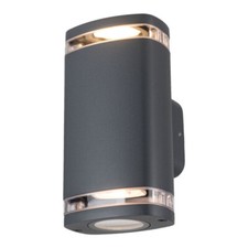Kanlux IP54 3 Way Up Down GU10 LED Outdoor Garden Wall Light Modern Sconce Lamp