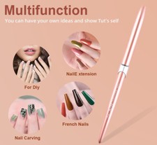 KADS 100% Kolinsky Acrylic Nail Brush Oval Crimped for Acrylic Application 6-16#