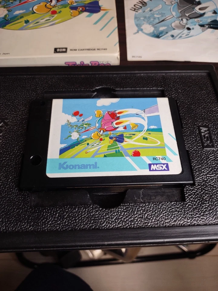 MSX Twin Bee CIB Boxed, Tested, works 1986 Rare Konami Japan Import  - Image 3 of 4