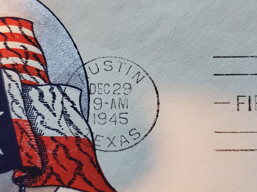 TEXAS 100th Anniversary of Statehood 1845 to 1945 3 cent First Day Cover - Picture 4 of 5