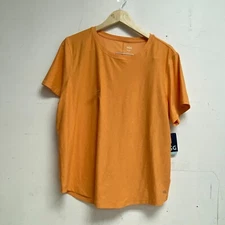 DSG Women's Movement Relaxed Short Sleeve Tee Light Orange Heather DAW13316H