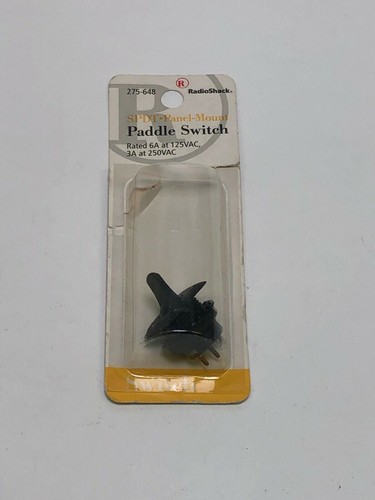 RadioShack SPDT Panel-Mount Paddle Switch #275-648 - 第 1/2 張圖片