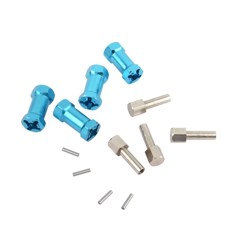KEEDA 4PCS M17 17mm Lega di Alluminio RC Ruota Hex Hub Dado Filettatura