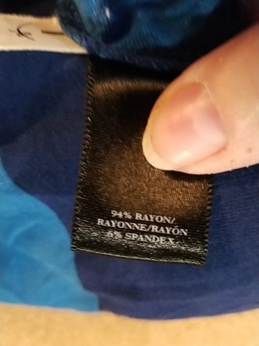 Maxi abito donna Ann Taylor senza spalline righe blu taglia L pullover casual - Foto 4 di 4