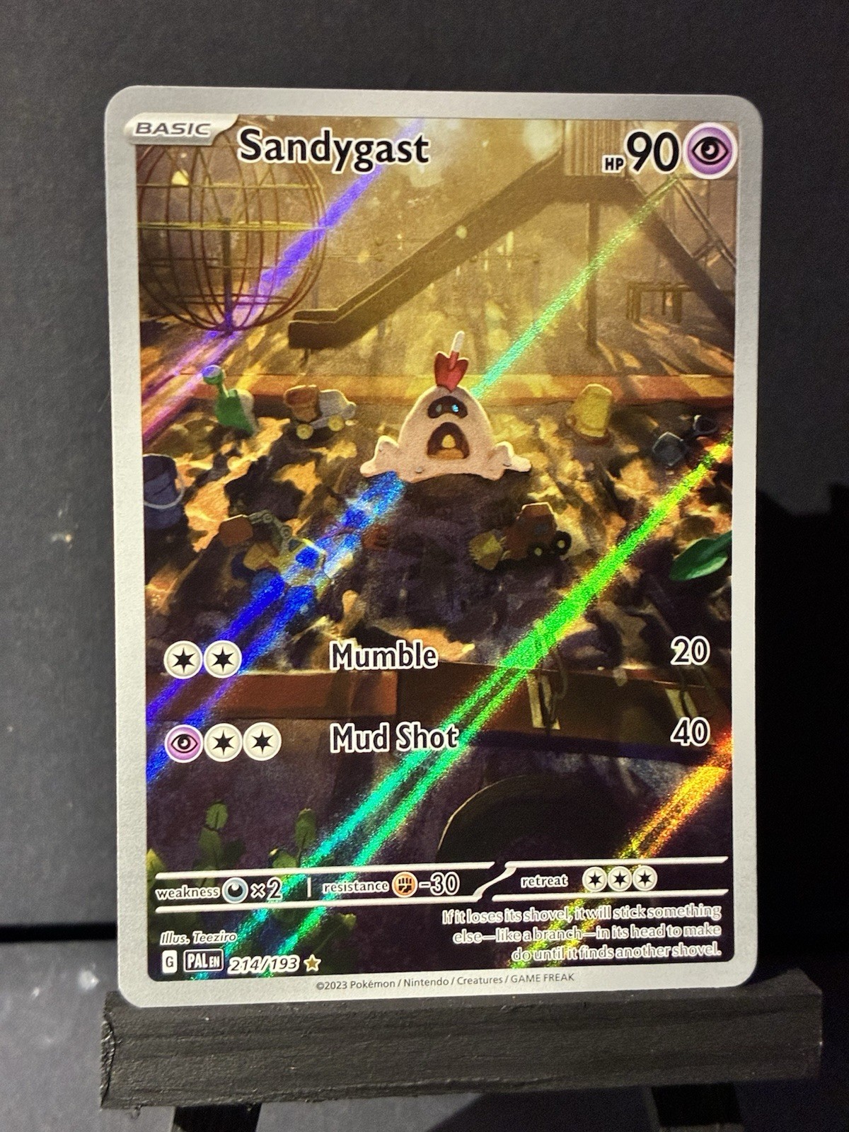 Sandygast - 214/193 - Illustration Rare - Paldea Evolved - Pokemon Card - NM/M