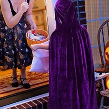 Purple Wizard Hooded Cloak