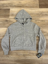 NWT Art Class Girls Full Zip Hooded Jacket Grey Size L 10/12 