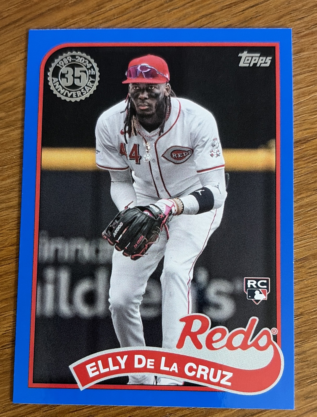 2024 Topps Update Series -1989 Topps Baseball Elly De La Cruz #89US-39 Blue (RC)