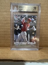 2018 TOPPS NOW SHOHEI OHTANI ST7 SPRING TRAINING ROOKIE RC MVP BGS 10 PRISTINE