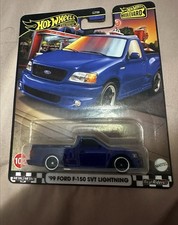 Hot Wheels 2024 Premium Boulevard 99 Ford F-150 Svt Lightning Blue M23