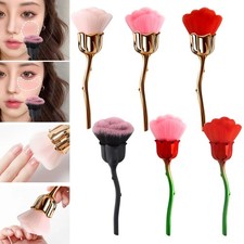 Nail Dust Cleaning Loose Powder Brush Blush Brush Rose Flower Fluffy Hair Soft ☾