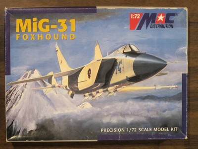 Mig-31 Foxhound 1/72 MACdistribution with Etching Parts