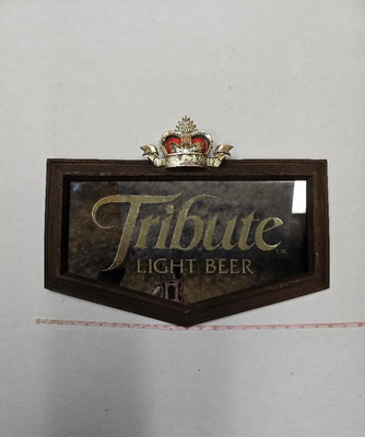 Vintage Schlitz Tribute Light Beer Bar Sign.