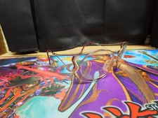 Vintage Sunglasses Paloma Picasso 3707 Gold Oval Sunglasses Glasses FRAME ONLY