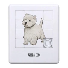 'Westie Dog' Sliding Puzzle (PZ00015502)