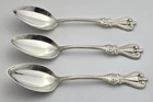 3 Towle 1895 OLD COLONIAL 5 5/8" Sterling Silver Teaspoons - NO MONO - 80g
