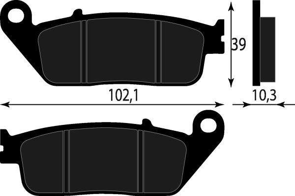 BremsbelÄGe Vorne Yamaha X-CITY 125 2008 2009 2010 2011 2012-image