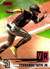 2021 Stadium Club #VR-3 Fernando Tatis Jr. Virtual Reality Red