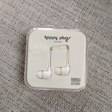 Happy Plugs Earphones White New In Box