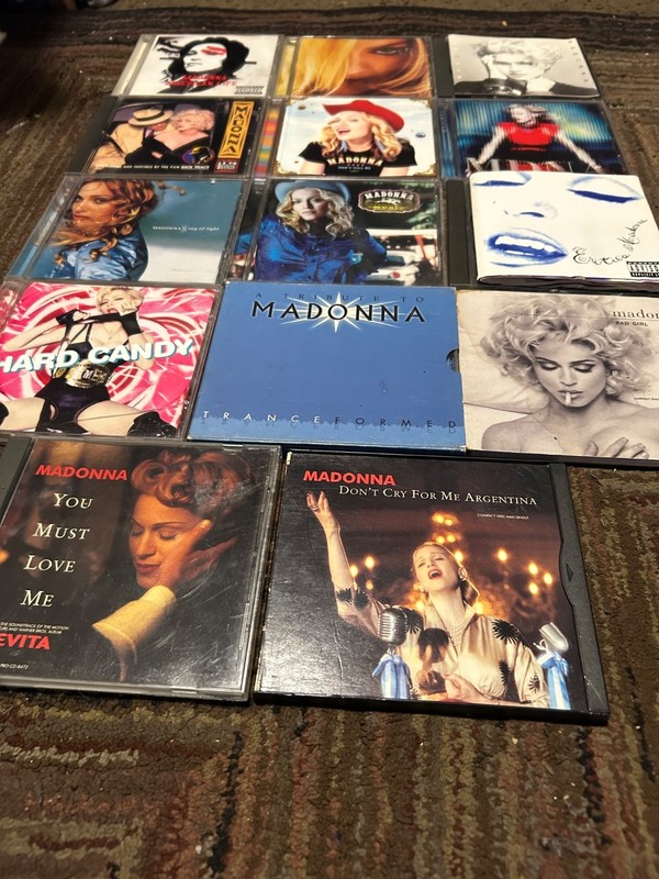 MADONNA 14 CDS POP/ROCK DANCE & ELECTRONICA PRE-OWNED