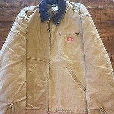 Dickies Lined Tan Duck Work Jacket Size XXL. EUC