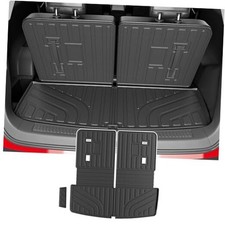 6 7 Seats Cargo Mat Compatible with 2017-2023 GMC Cargo Mat with Backrest Mat