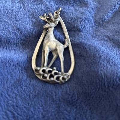 Sterling Silver Deer PENDANT ONLY FOR NECKLACE
