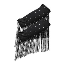 1 Pair Latin Dance Arm Sleeves Durability Competitions Performance Shiny Sparkly