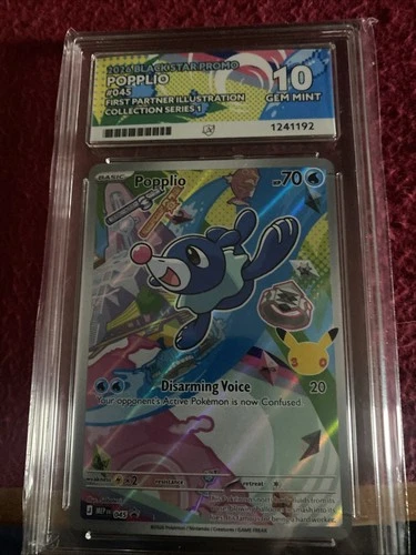 Ace 10PERFECT SUBS Popplio 045 First Partner Illustration Promo Gem Mint Pokemon