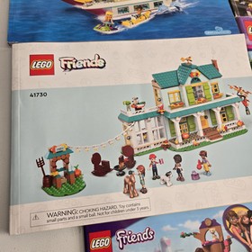 Lego Friends Sunshine Catamaran 41317 Instruction Manual Booklet Only Lot Of 9