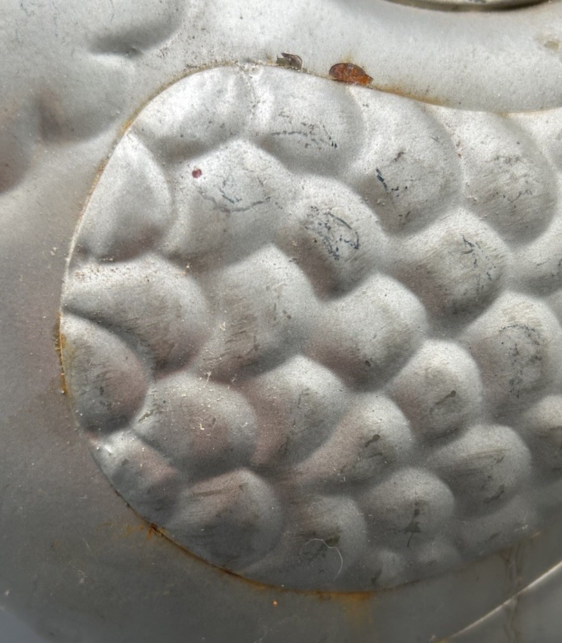 Metal Bird Watering Can Rustic Garden Charming Unique Decor Good Condition