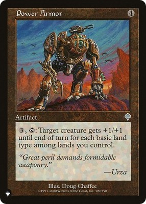 NM - Power Armor LIST - 309/350 The List Reprints