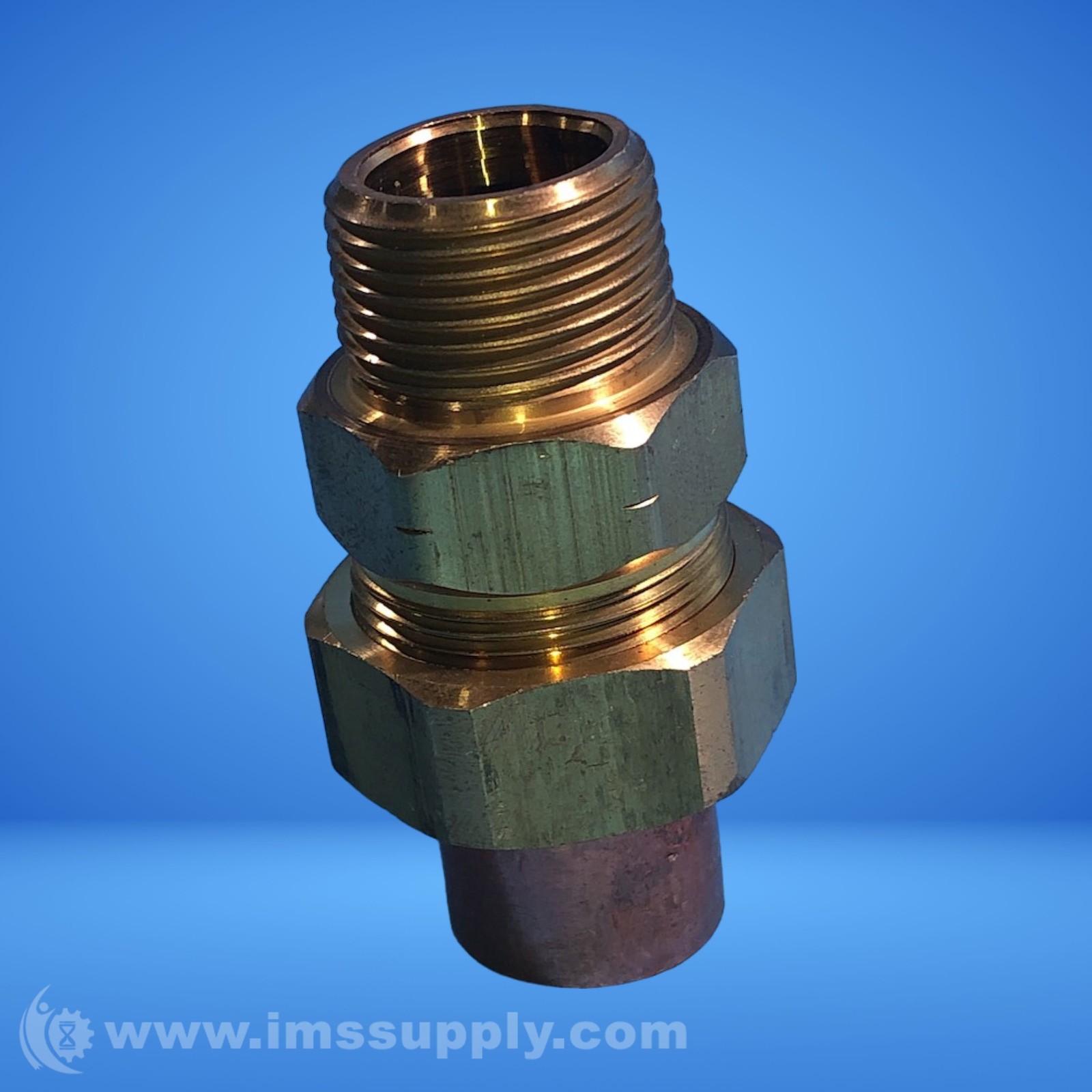 Brass Male Thread Socket Union to Copper End Feed Pipe Fitting FNFP