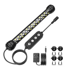 5W 7 Inch LED Aquarium Light Timer Submersible Plant Fish Tank Fits 7.817 In