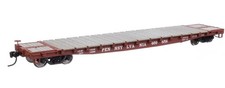 Walthers ~ HO Scale ~ 53' GSC Flatcar ~ Pennsylvania Railroad #469858 ~ 910-6622
