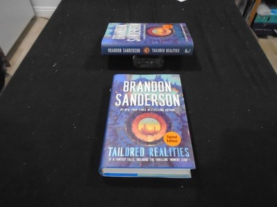 Signed Brandon Sanderson Tailored Realities US First/First Mistborn