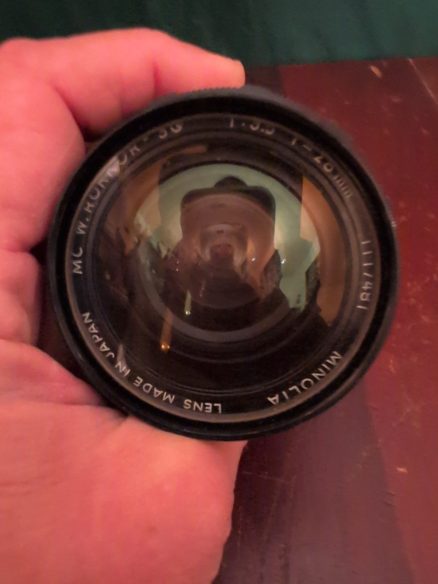 Minolta Wide Angle MF Lens MC W.ROKKOR 28mm f2.8 Made In Japan No