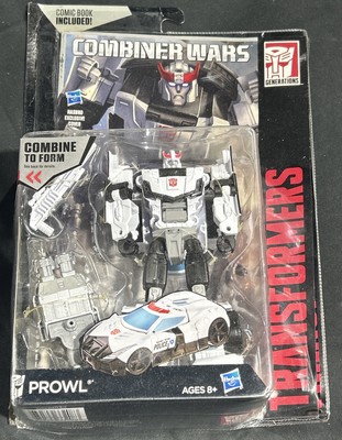 Transformers Generations Combiner Wars w/comic PROWL Combine to Optimus Maximus
