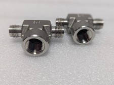 Swagelok SS-400-3-4TTF, Female Branch Tee, 1/4" Tube OD x1/4 " Tube OD x1/4 FNPT