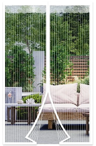 DIKER Magnetic Fly Screen Door, Fly Nets for Doors 100 X 200cm, Door Fly