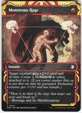 Monstrous Rage 45 Secrets of Strixhaven: Mystical Archive Magic the Gathering