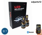 2 Ampoules LED H7 70W 12-24V Bicolore 3500K-6500K Jaune Blanc Bluetooth Canbus