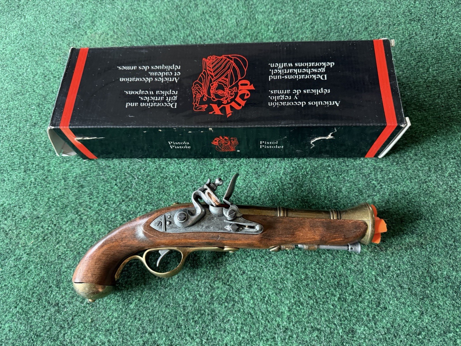 VINTAGE DENIX Flint Lock Pistol