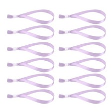 100 Pcs Disposable Cloth Wristbands for Event, Purple