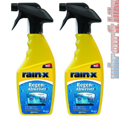 Rain-X Original Regenabweiser 2x500ml Sprühflasche Scheibenreiniger Versiegelung