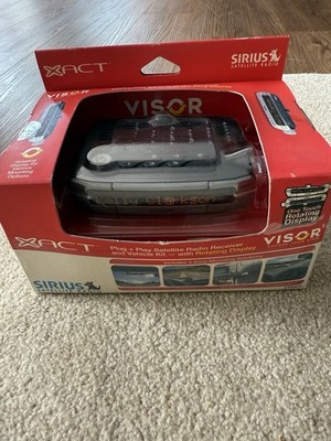 XACT Sirius Satellite Radio Receiver - Model XTR3CK - Dash or Visor Mount - NIB