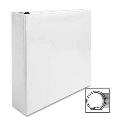 Business Source BSN09957 Round Ring Binder 2'' Capacity White